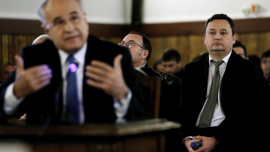 Blasco y Tauroni, en el juicio.