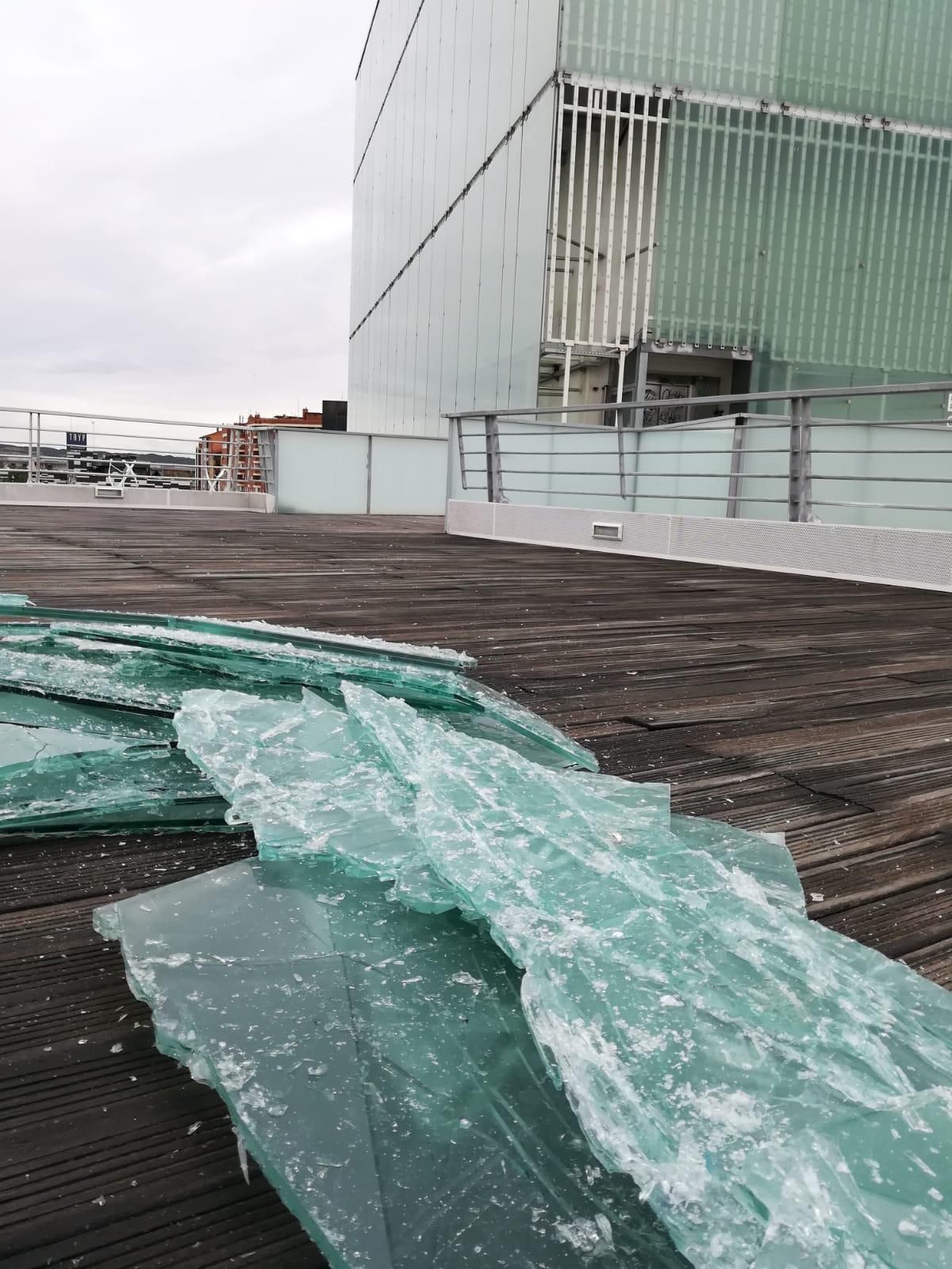 Destrozos en Etopía a causa de la tormenta