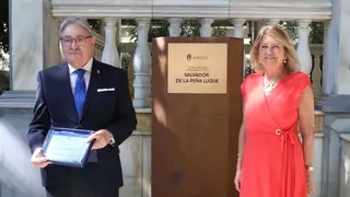 El templete del locutor marbellí