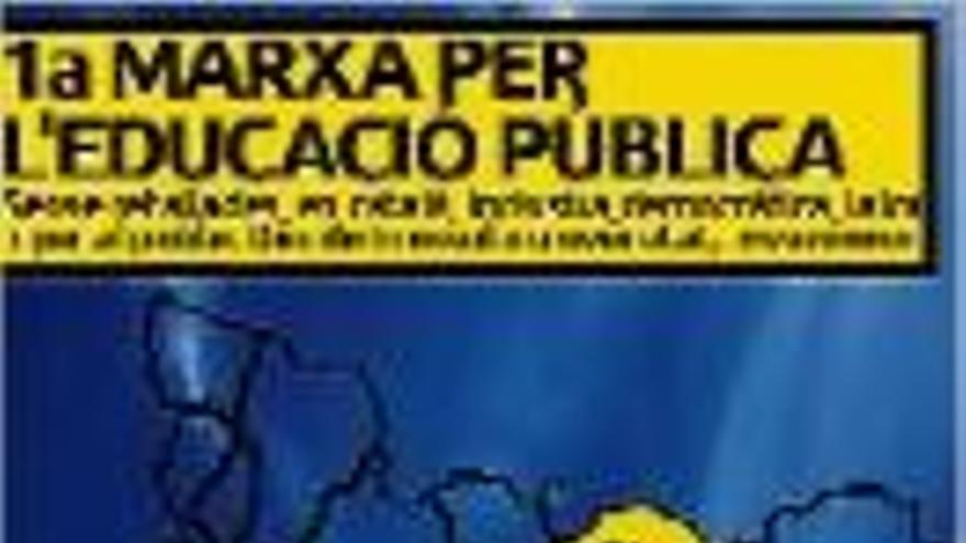 El cartell de la Marxa per l&#039;Educació.