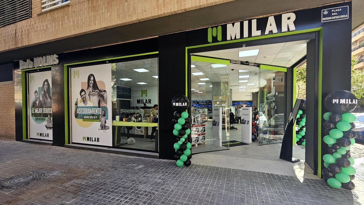La tienda MILAR Rafa Molins cambia su ubicación a la calle Pere de València, 17.