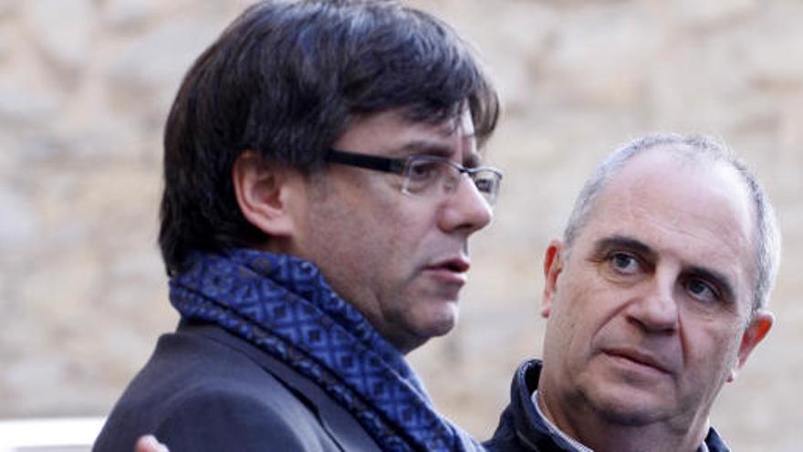 Carles Puigdemont i Albert Ballesta