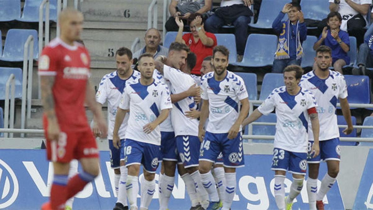 El Tenerife cierra la temporada con una victoria ante el Zaragoza