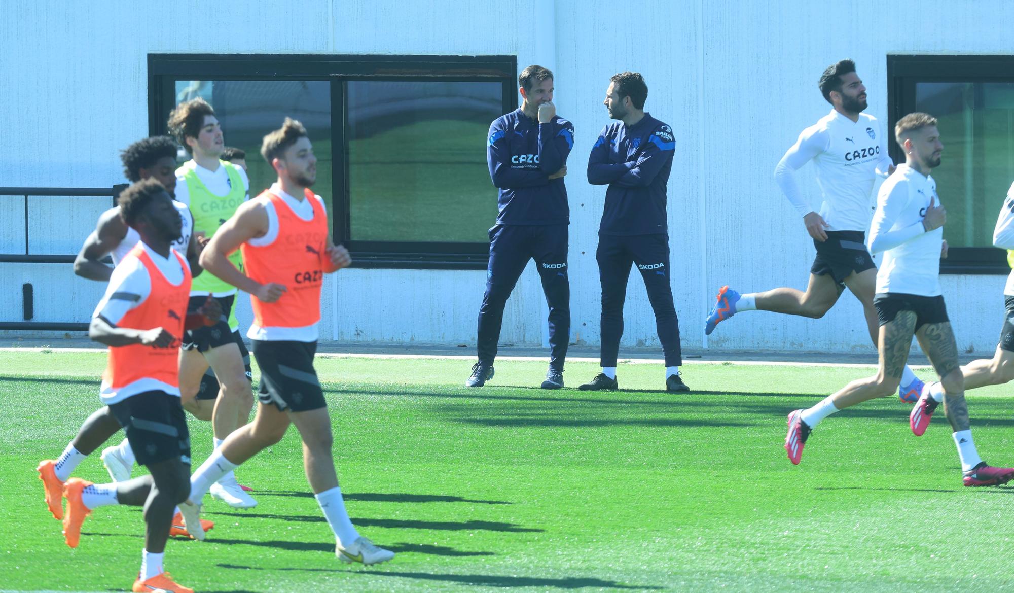 Así ha sido el entrenamiento del Valencia CF