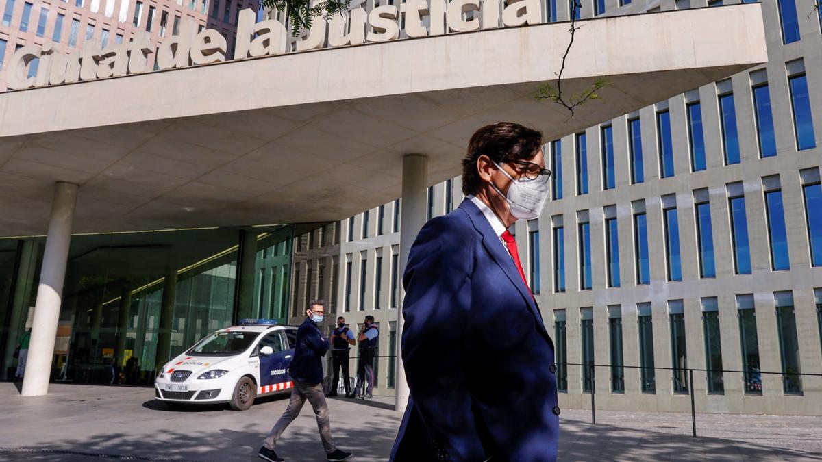 El líder del PSC en el Parlament y exministro de Sanidad, Salvador Illa, el pasado 8 de junio de 2021 en Barcelona.