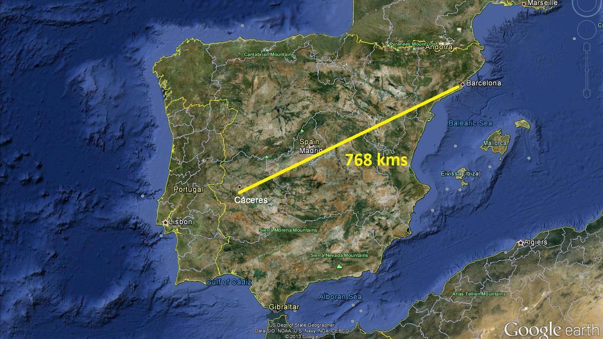 Equivalencia de la longitud en España