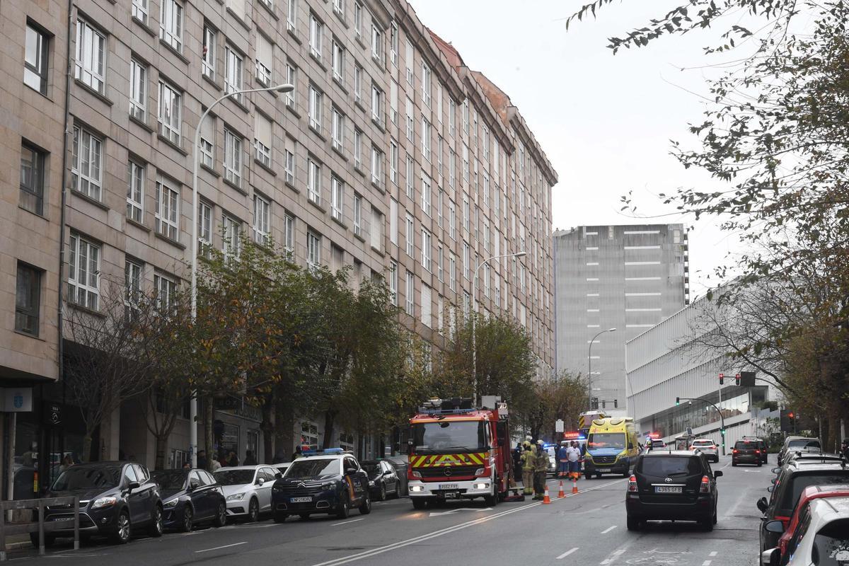 Un detenido por herir con arma blanca a una compañera de piso en Riazor