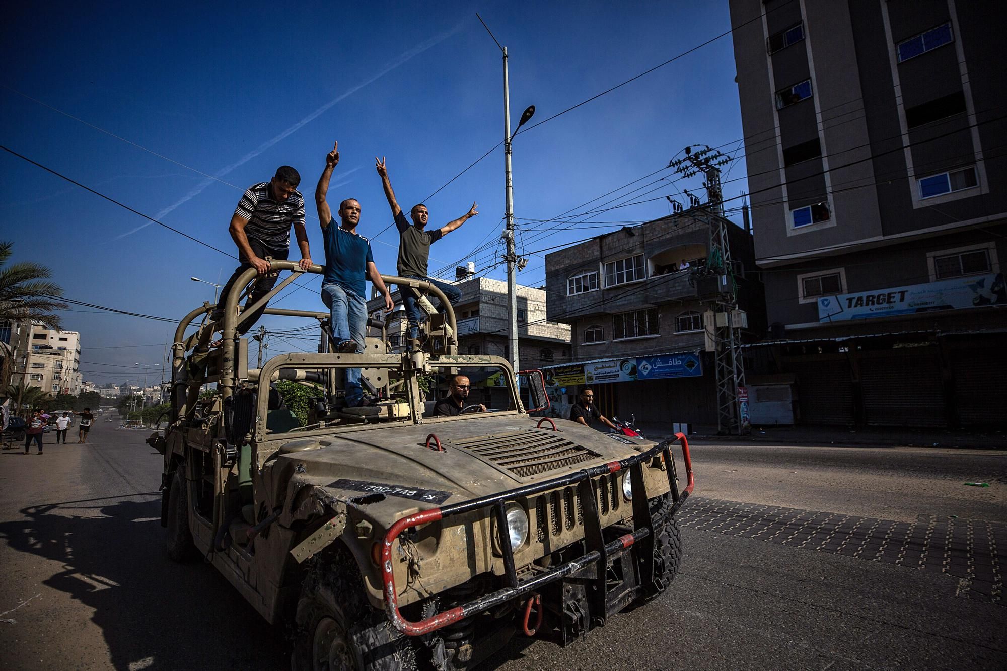 Las imágenes del ataque desde Gaza a Israel