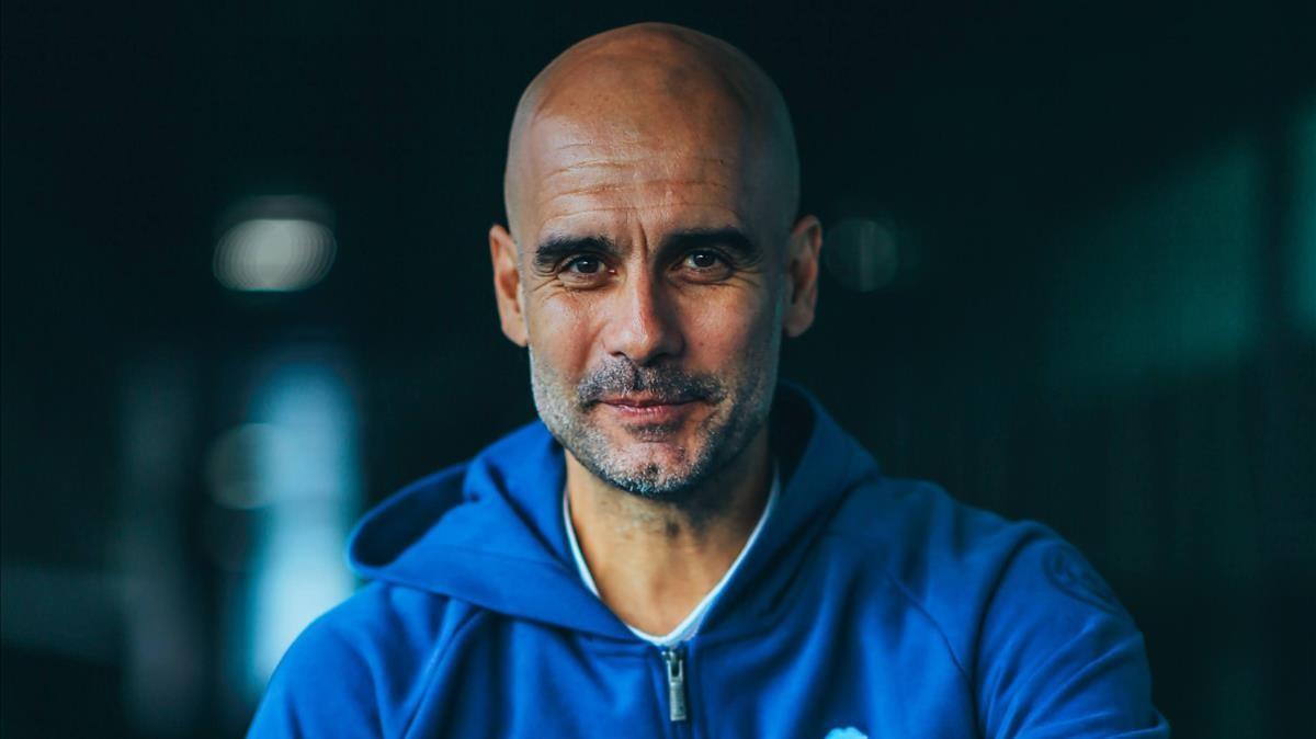 pep Guardiola foto del City