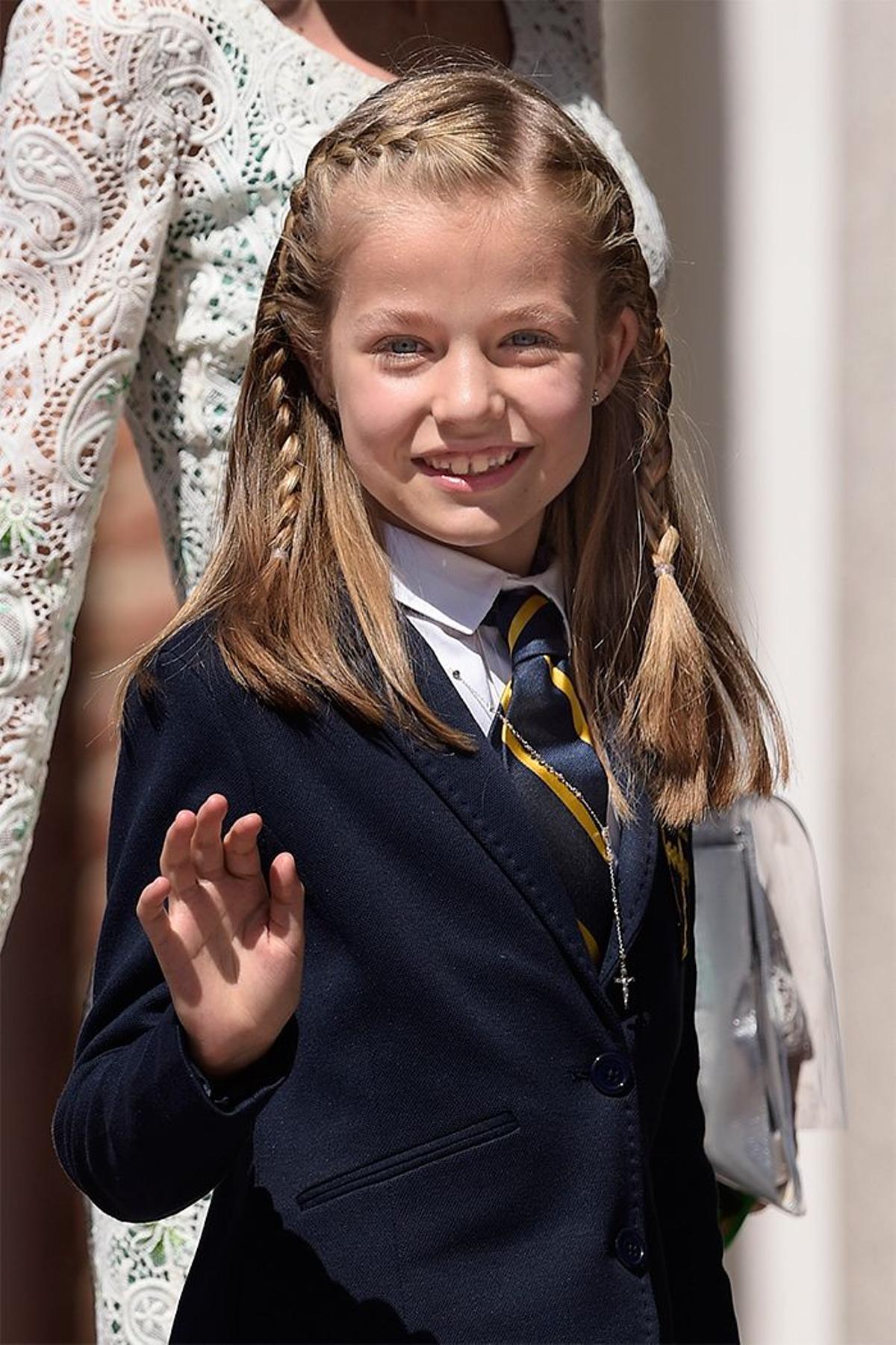 Leonor en su Primera Comunión