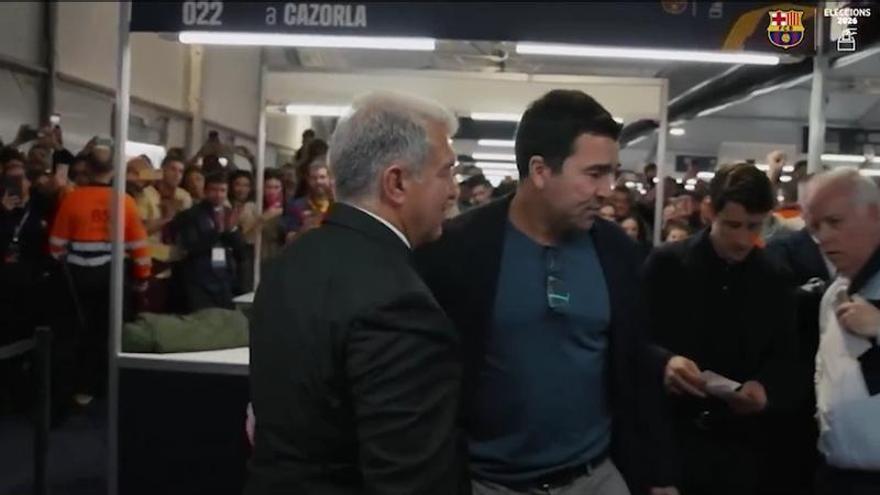 Deco y Bojan también pasaron por las urnas