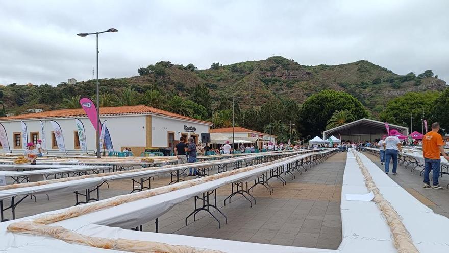 Teror rompe su récord histórico con un bocadillo de 670 metros