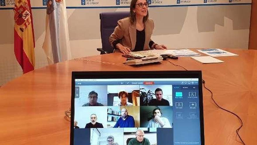 La conselleira y el alcalde se reunieron ayer por videoconferencia.