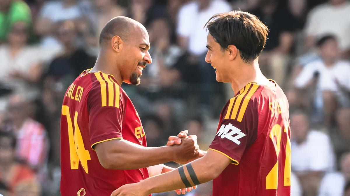 Jugadores de la Roma este verano