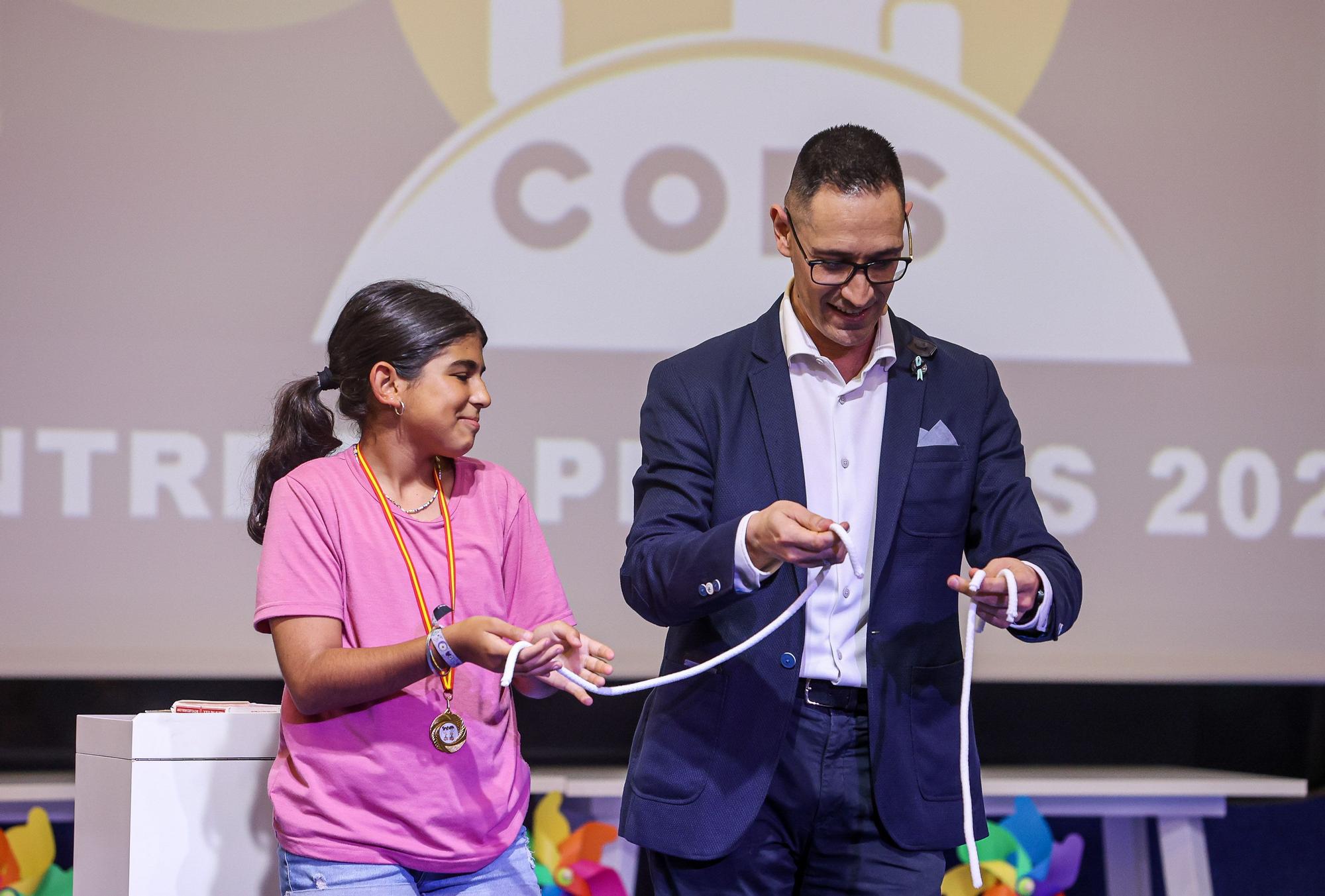 Gala del certamen literario organizado por Coes