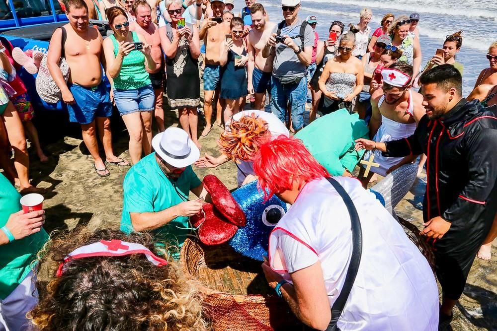 Rescate de la sardina del Carnaval Internacional de Maspalomas Maspamoon 2019