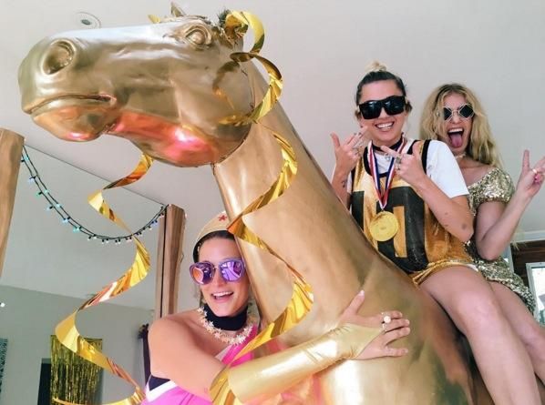 Miley Cyrus en el cumpleaños más extraño