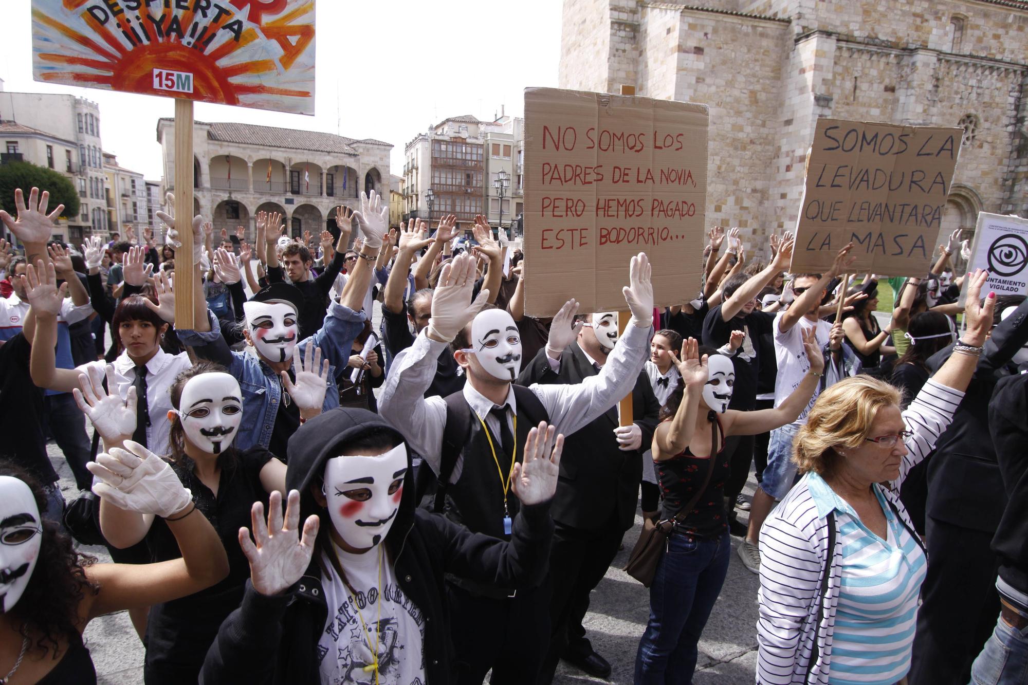 GALERÍA | El 15M en Zamora, en imágenes