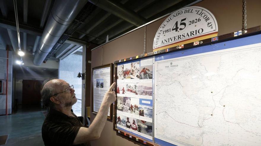 El velero español Licor 43 y su histórica vuelta al mundo reviven 45 después en el Museo Marítimo de Asturias