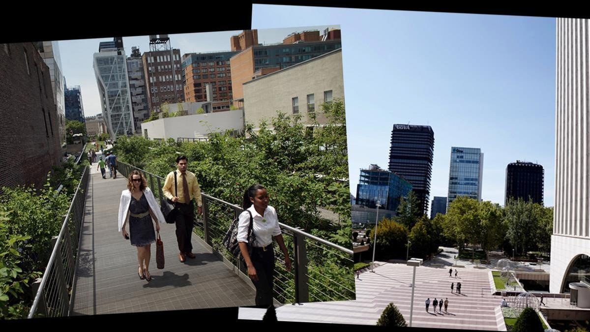 ICULT  COMBO DEL PARQUE HIGH LINE DE NEW YORK Y LA ZONA DE AZCA EN MADRID