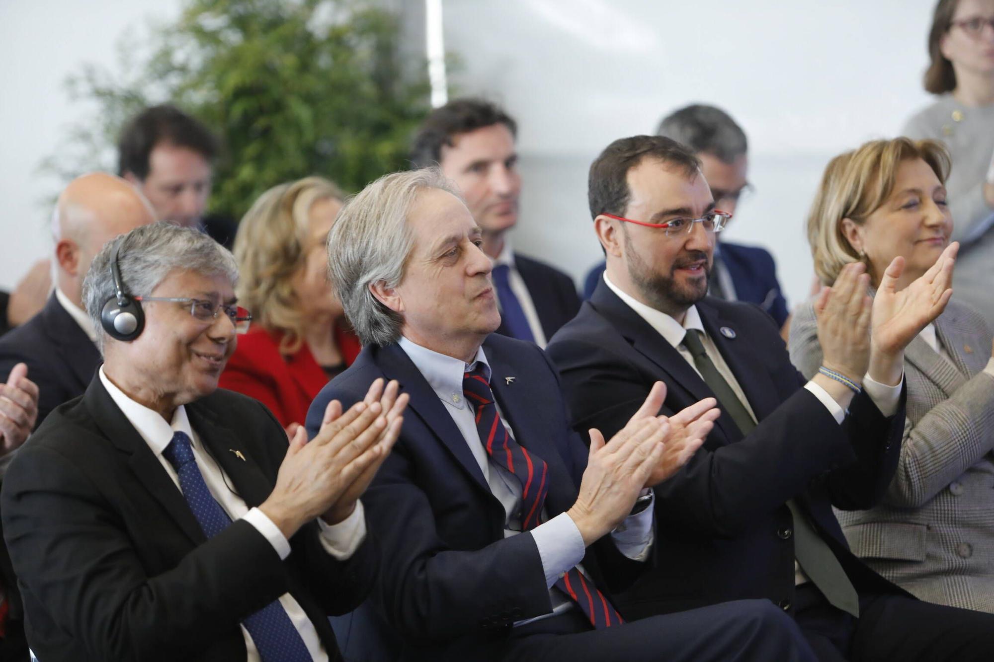 EN IMÁGENES: Así fue la inauguración de las obras para el horno eléctrico hídribido de Arcelor en Gijón