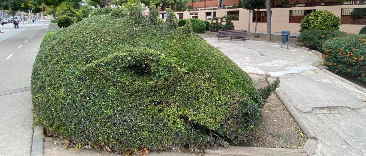 Las imágenes del jardín de los dragones de Nou Llevant