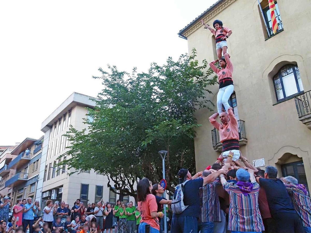 Rebuda de la flama del Canigó a Súria