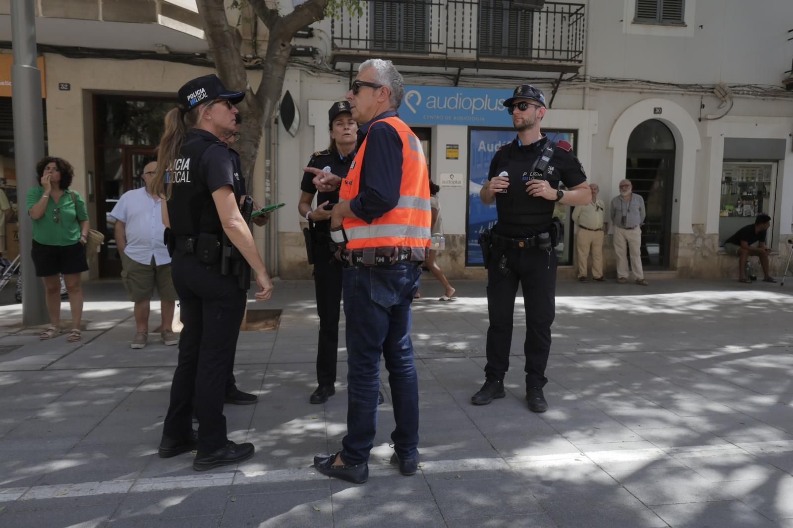 Derrumbe de un edificio en la calle Blanquerna de Palma