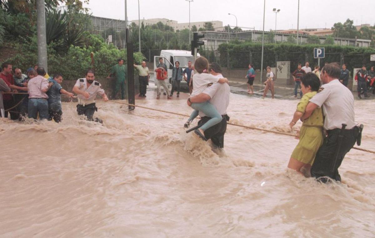 Inundaciones en Alicante 1997