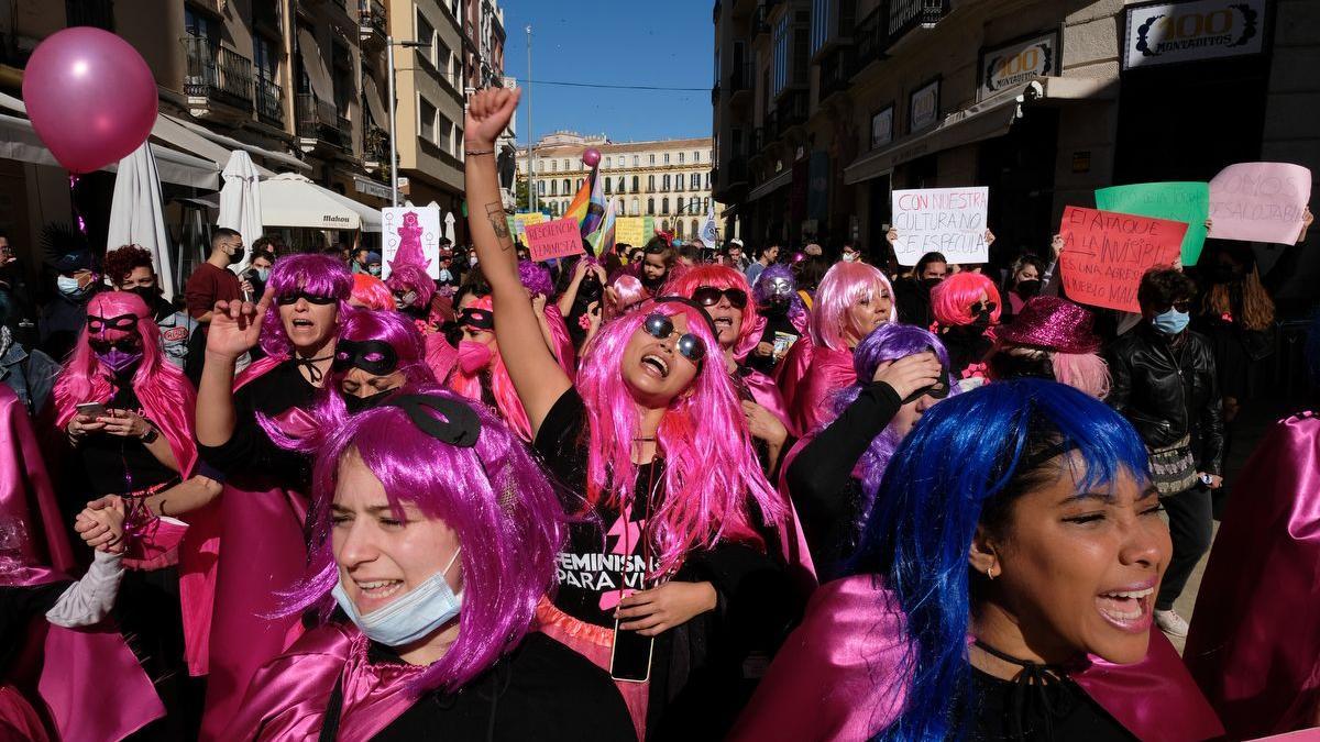 Manifestación para impedir el desalojo de La Invisible celebrada el pasado 27 de noviembre.