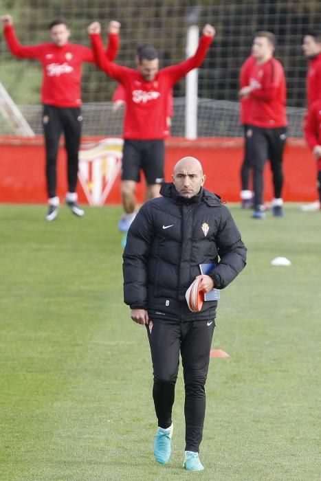 Entrenamiento del Sporting