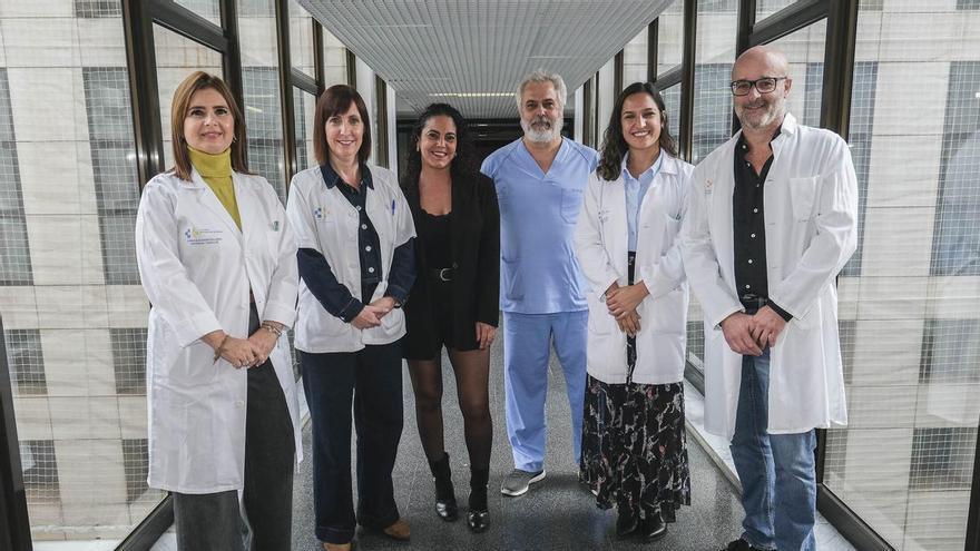 Almudena Santana, paciente trasplantada de riñón en el Hospital Insular: «Soy feliz porque he recuperado mi vida»
