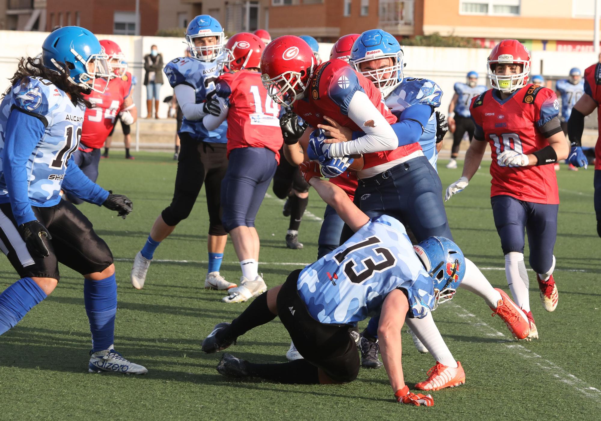 Valencia Giants contra Alicante Sharks de LNFA Serie B