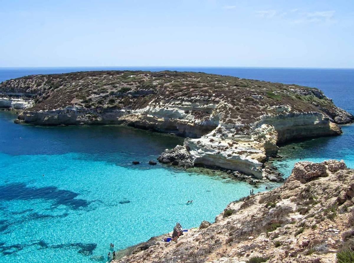 Spiaggia dei Conigli, Lampedusa, Italia