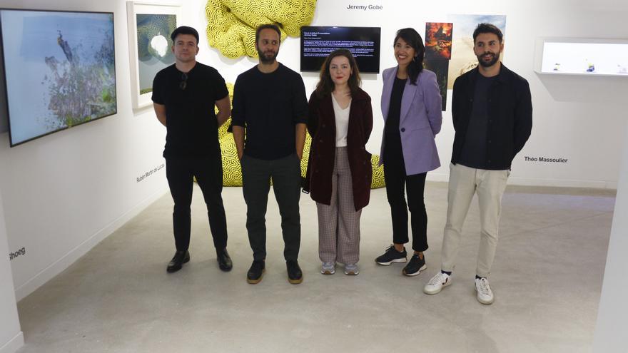 Presentación de la nueva exposición titulada 'Avenir2050, de la Alianza Francesa de Málaga.