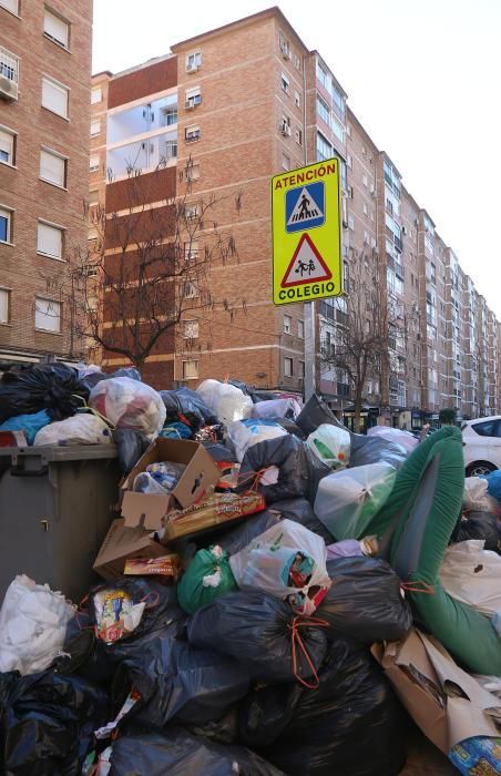 La huelga de Limasa por distritos | Carretera de Cádiz