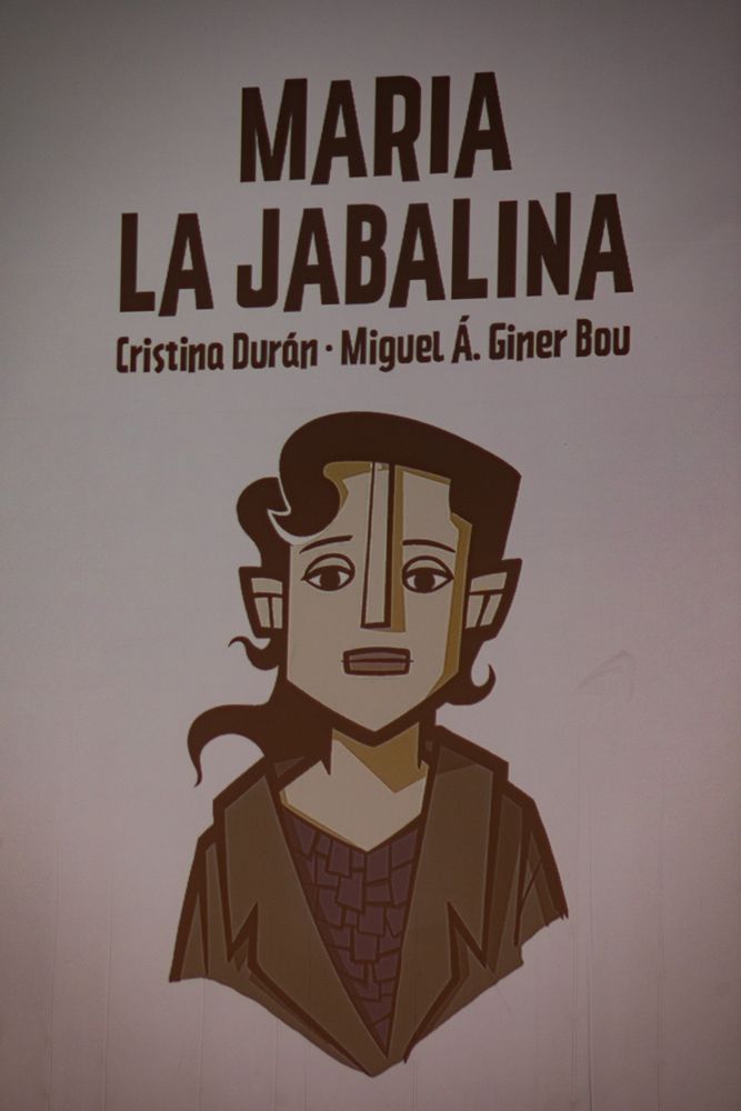 María "La Jabalina" tendrá una novela gráfica y un avance de la obra se ha podido ver en el casal Jove del Port de Sagunt.