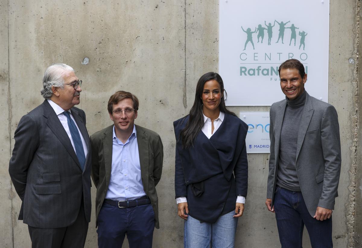 Rafael Nadal asiste a la inauguración del Centro Fundación Rafa Nadal de Madrid