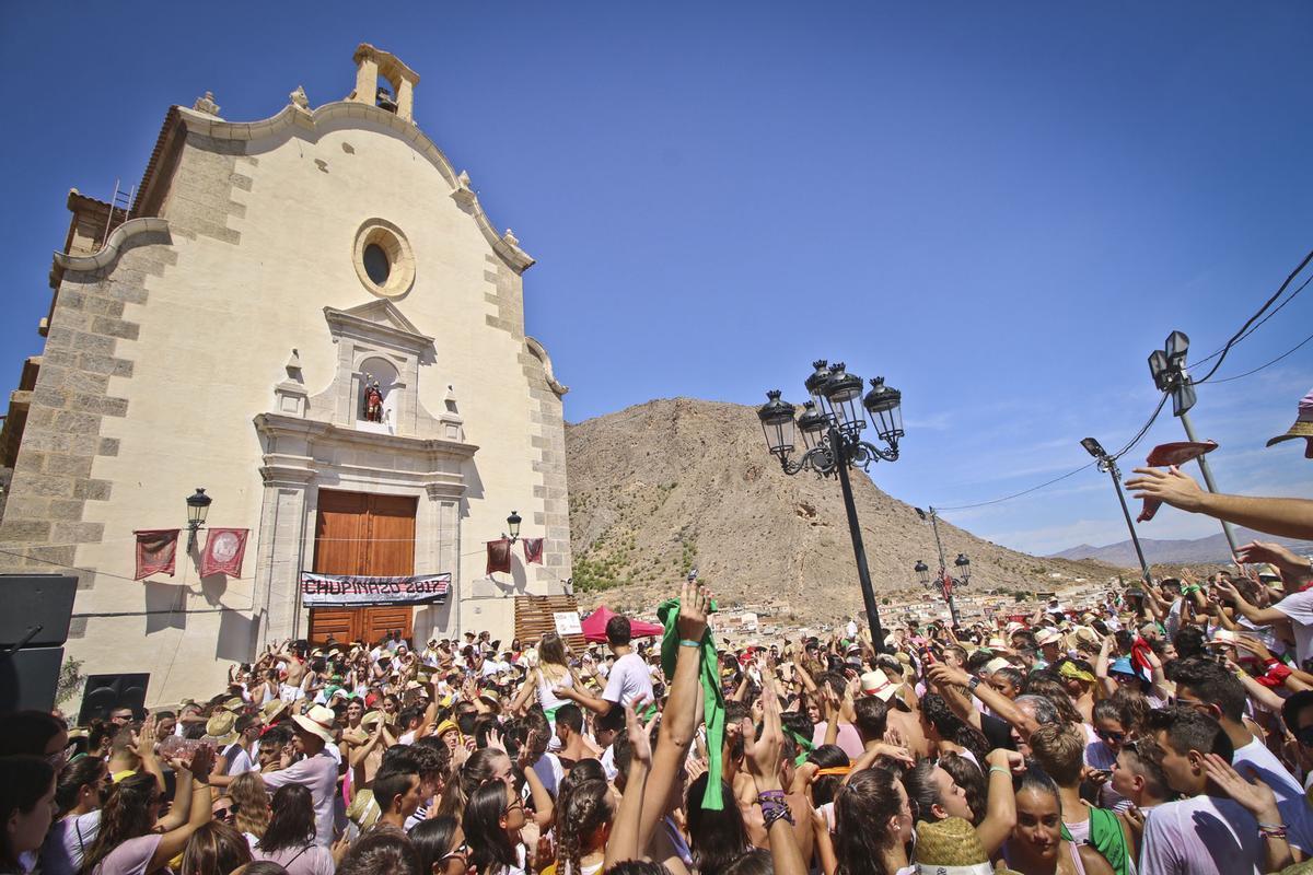 El santuario de San Roque en fiestas