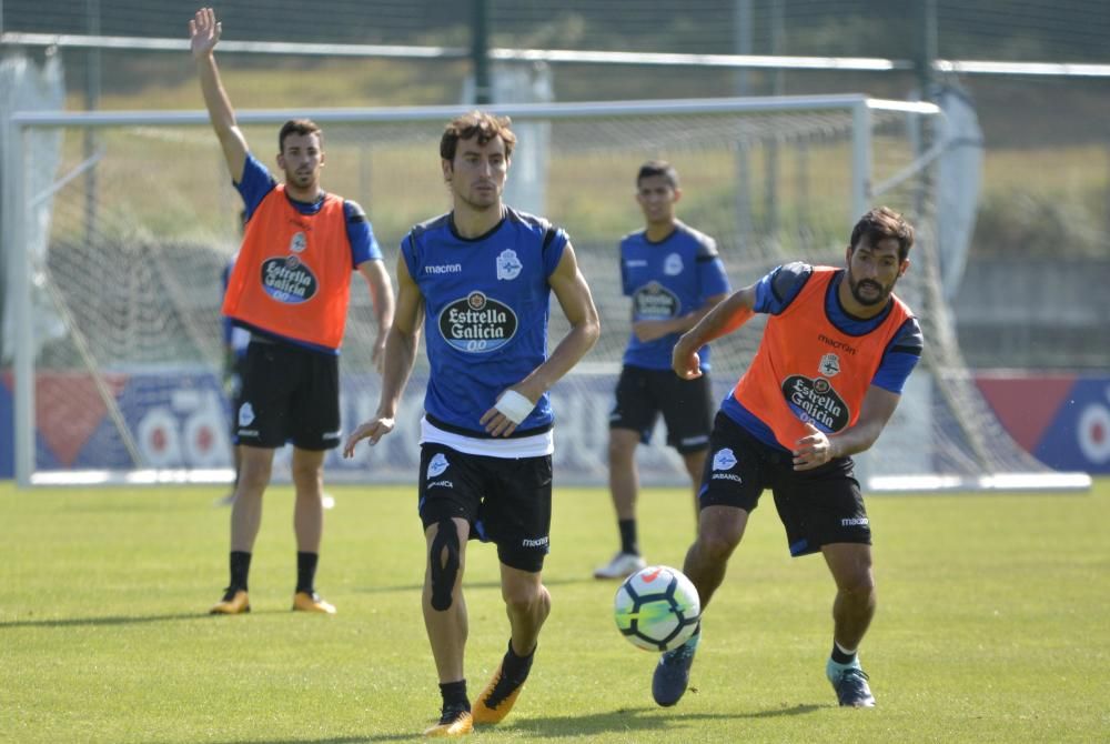 El Deportivo prepara su partido contra el Levante