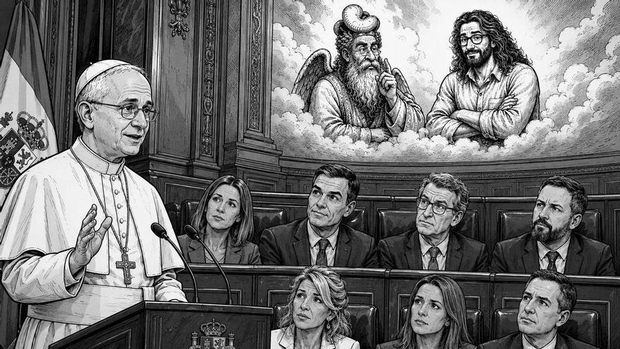 La visita de León