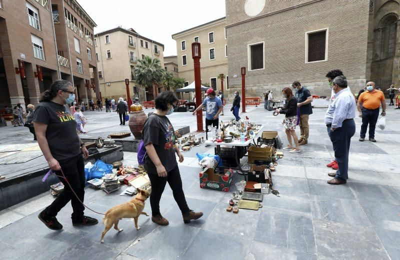 Reapertura de los rastrillos de antigüedades de la plaza de San Francisco y plaza de San Bruno