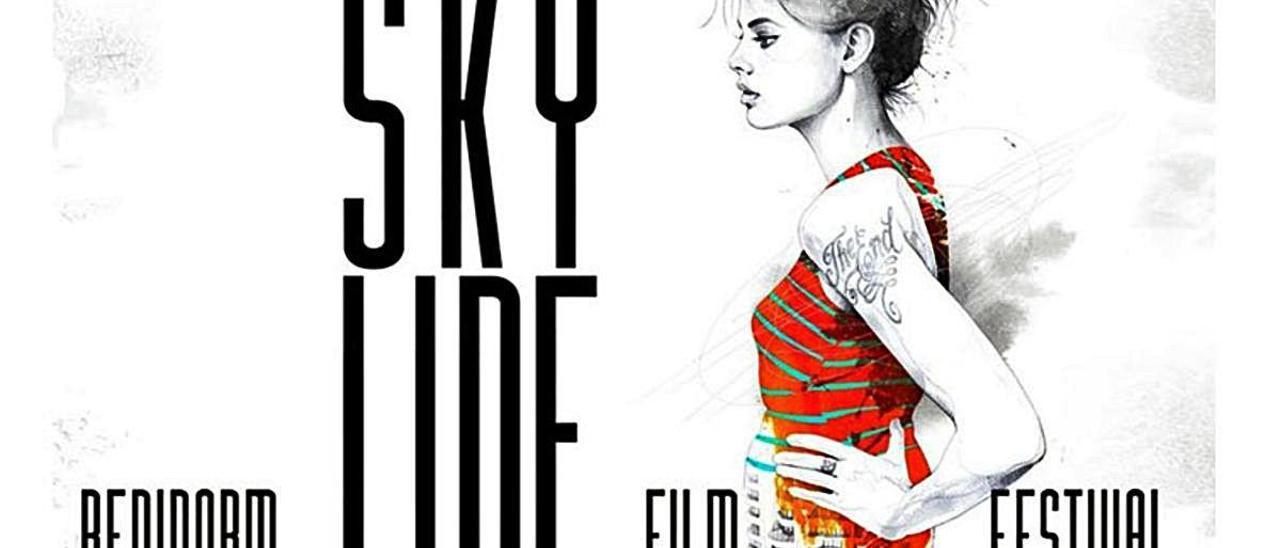 Cartel anunciador del Benidorm Skyline Film Festival.