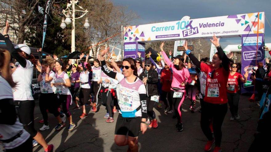 2.000 corredoras participan en la 10K de València