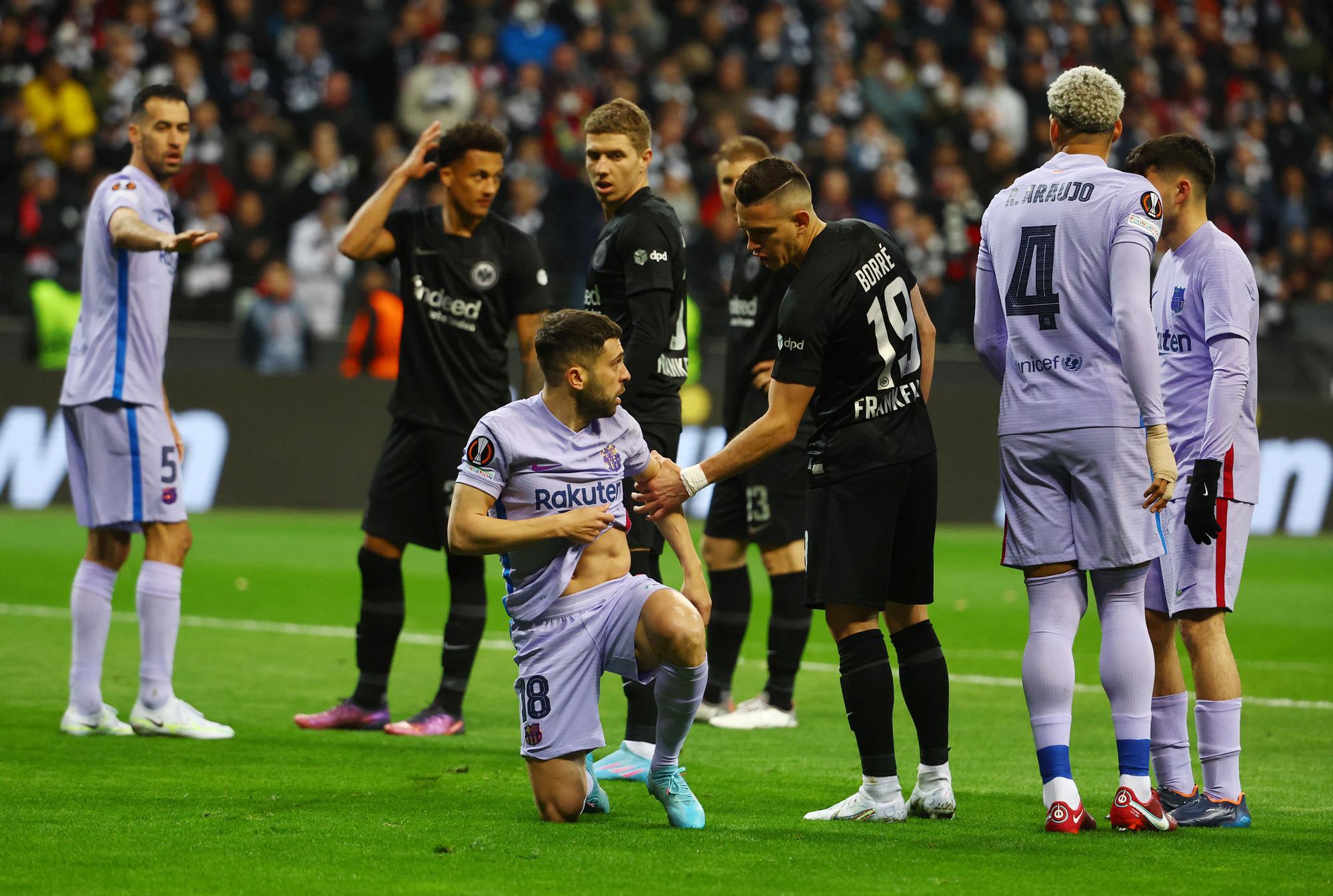 Totes les imatges de l'Eintracht Frankfurt - Barça