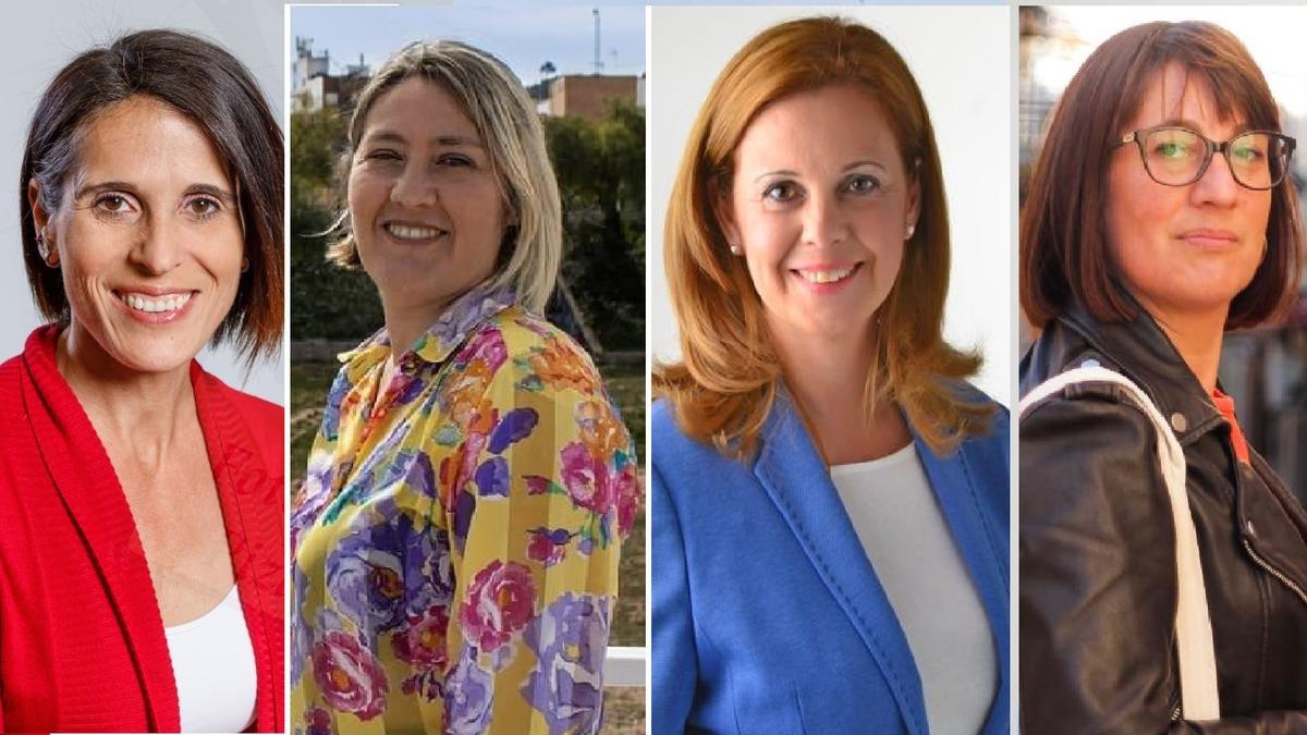 Candidatas en el Camp deTuria en las elecciones del 28M.