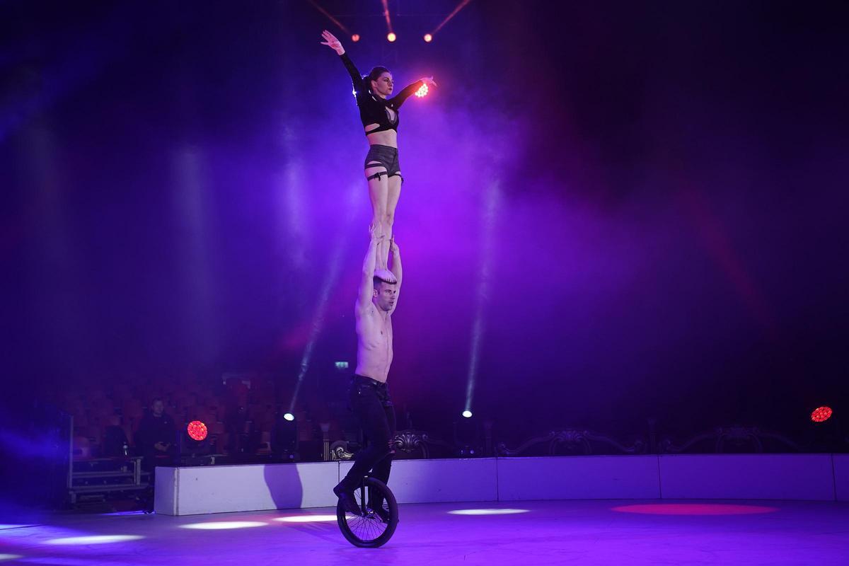 Les fotos dels assajos dels espectacles del Festival Internacional del Circ de Girona