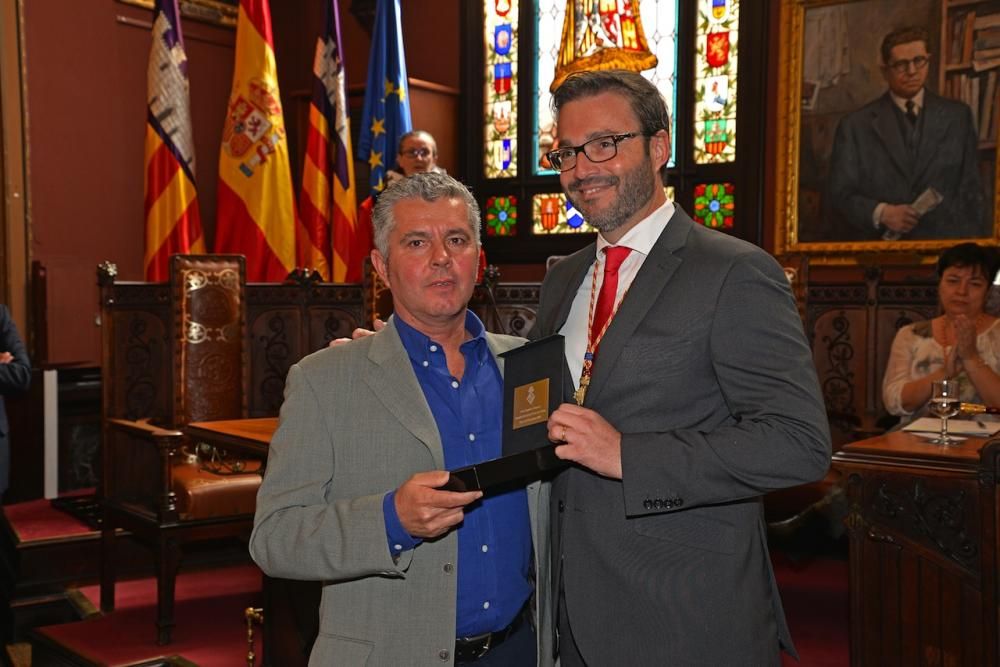 Entrega de las medallas de Oro y nombramiento de hijo ilustre de Palma