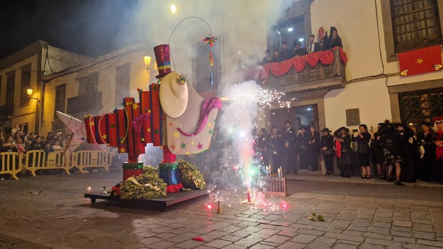 La sardina de Telde arde y pone final a 13 días de carnaval