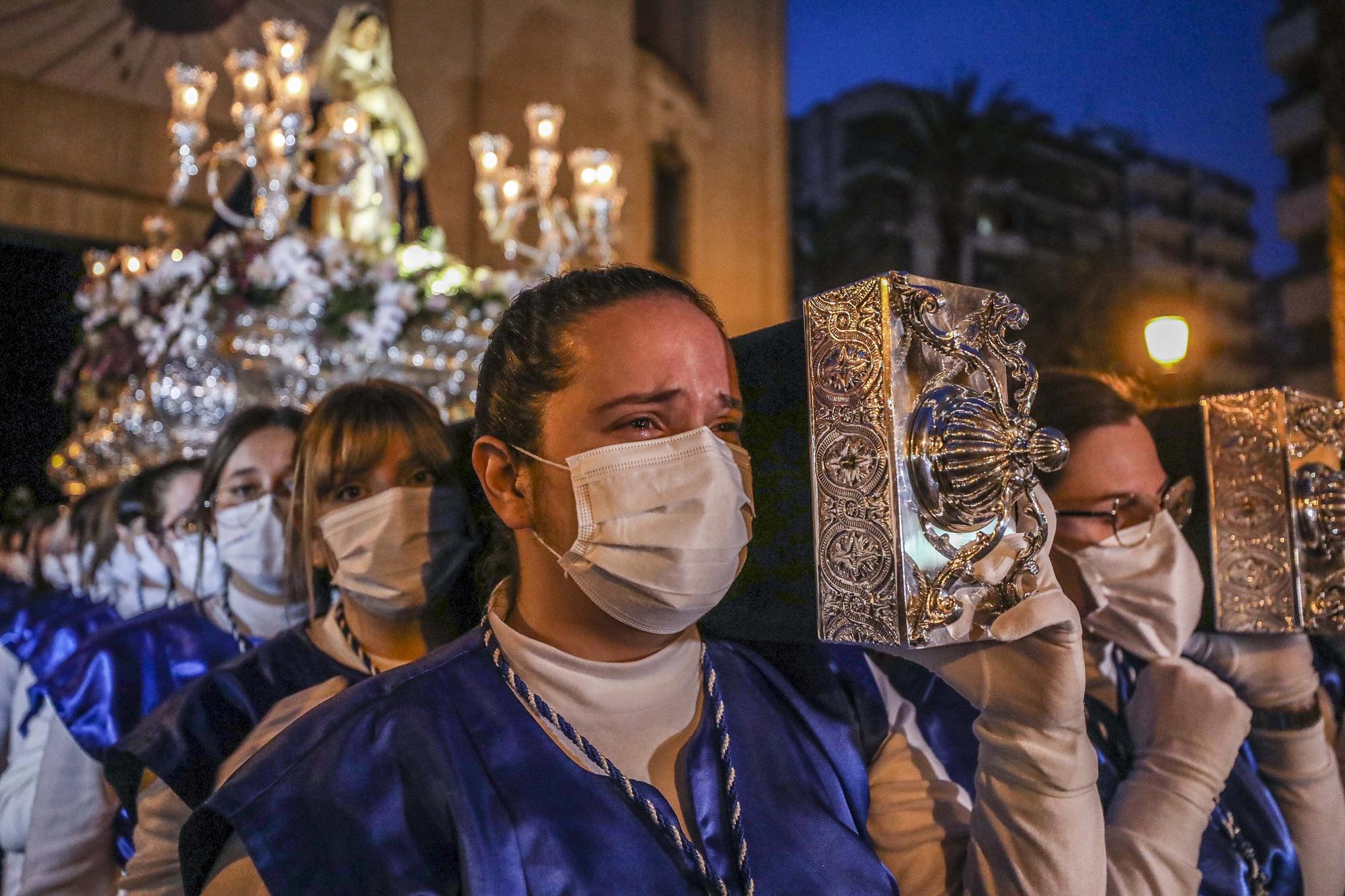 Procesiones Martes Santo Elche: La Sagrada Lanzada,Nuestro Padre Jesus de la Caida,La Santa Mujer Veronica,Santisimo Cristo del Perdon.